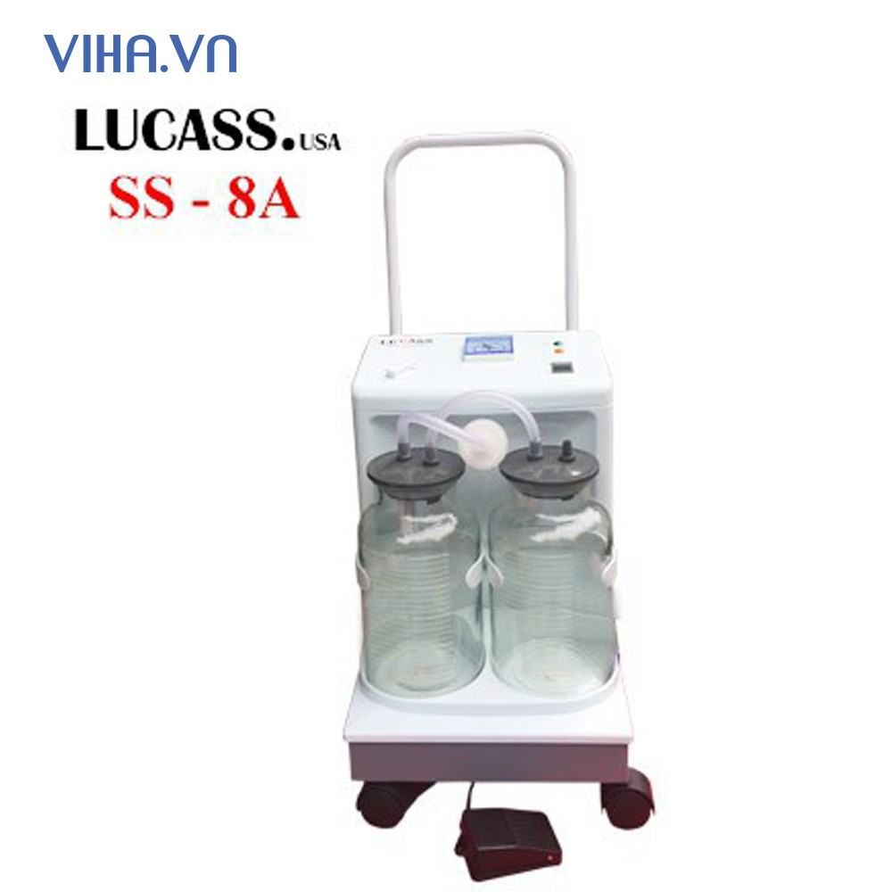 Máy hút dịch mũi, đờm 2 bình Lucass SS8A Kaneko 9A-26D