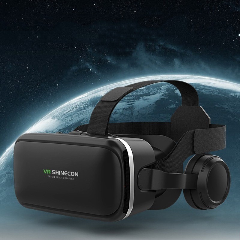 Virtual Reality Shinecon 6.0 3D Glasses Box Stereo Headset for IOS Android