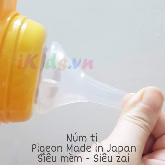 [Chính Hãng] Bình Sữa Pigeon Nội Địa Nhật Cổ Rộng Nhựa PPSU 160ml hoặc 240ml