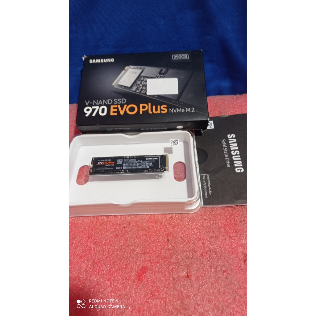 Ổ cứng SSD Samsung 970 EVO Plus PCIe NVMe M.2 2280 250GB MZ-V7S250BW