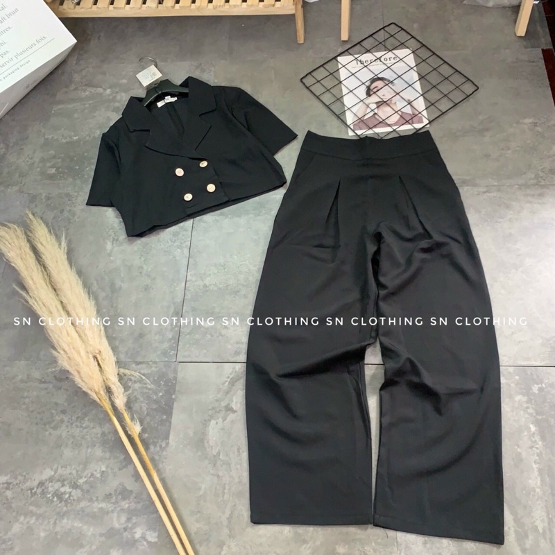 Set áo vest quần tây