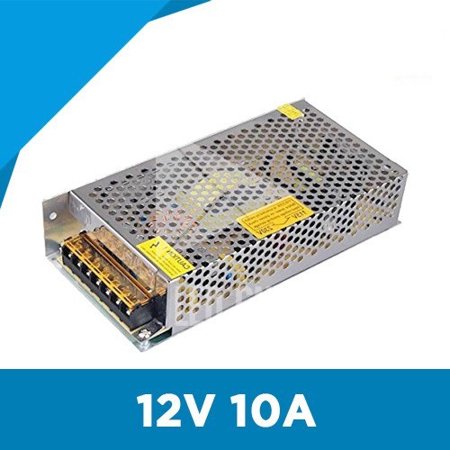 Nguồn 12V 10A - Bộ Chuyển Đổi Điện Áp 220V về 12V 10A - Chuẩn 80% Công Suất [ Nguồn tổ ong]