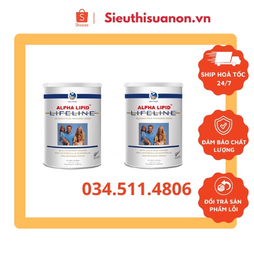 [CÓ SẴN] [CHÍNH HÃNG] [Combo 2 Hộp] Sữa Non Alpha Lipid 450g Chính Hãng New Zealand