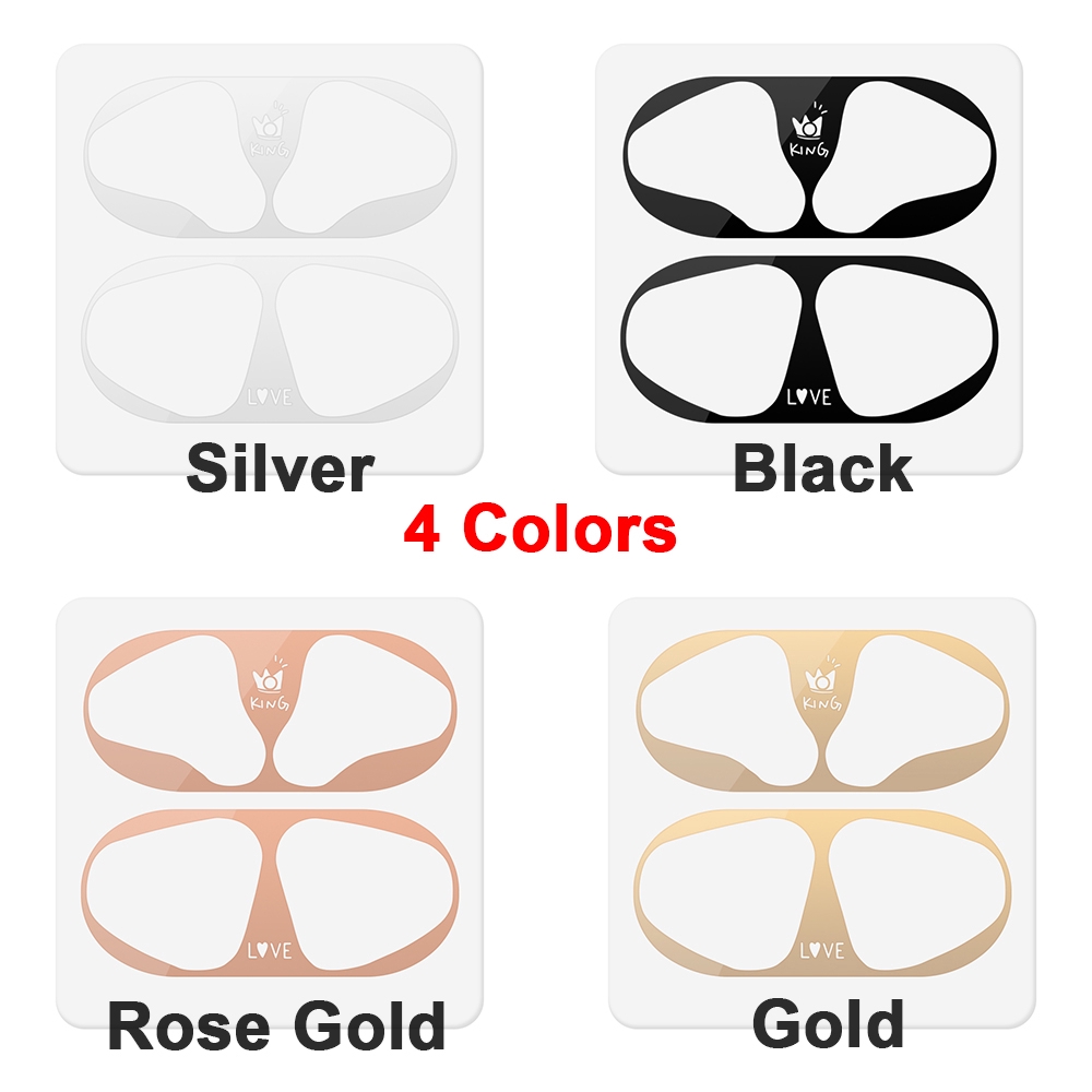 Miếng sticker dán chống bụi bảo vệ hộp tai nghe Apple AirPods 1/2