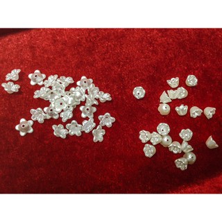 Cúc hoa nhựa charm hoa 3d trang trí thủ công handmade dễ thương