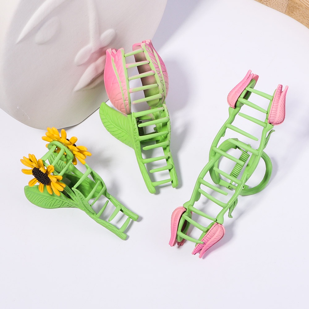 Kẹp tóc kim loại KIDSBOWS hình hướng dương mùa hè/ hoa sen cho bé gái phụ nữ