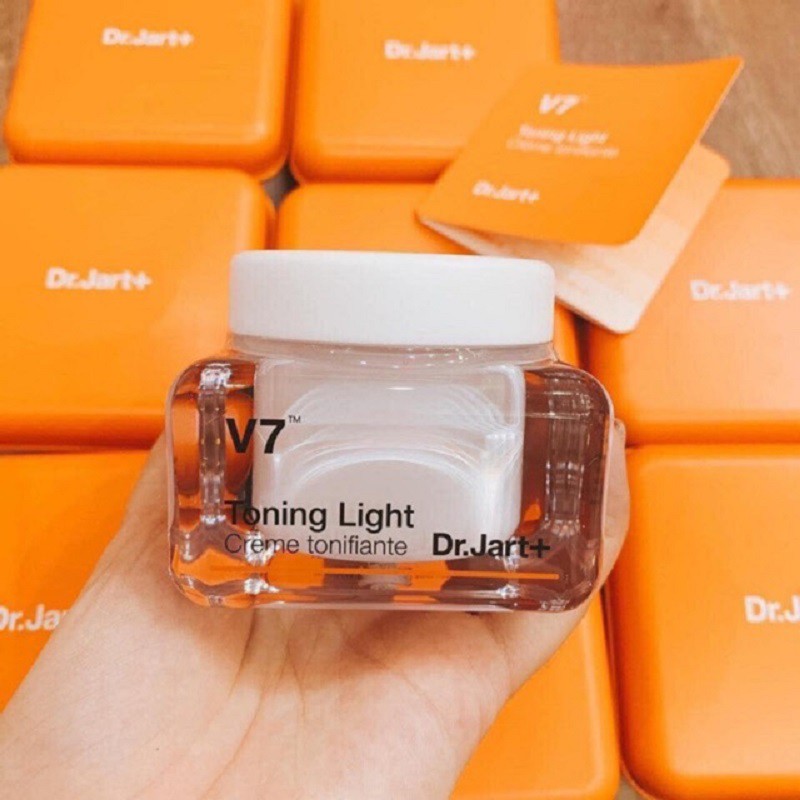 [ Hàng Chuẩn ] Kem Dưỡng Trắng Da V7 Toning Light Dr.Jart+, Lọ 50ml, Giúp Da Mặt Luôn Tươi Sáng Mịn Màng