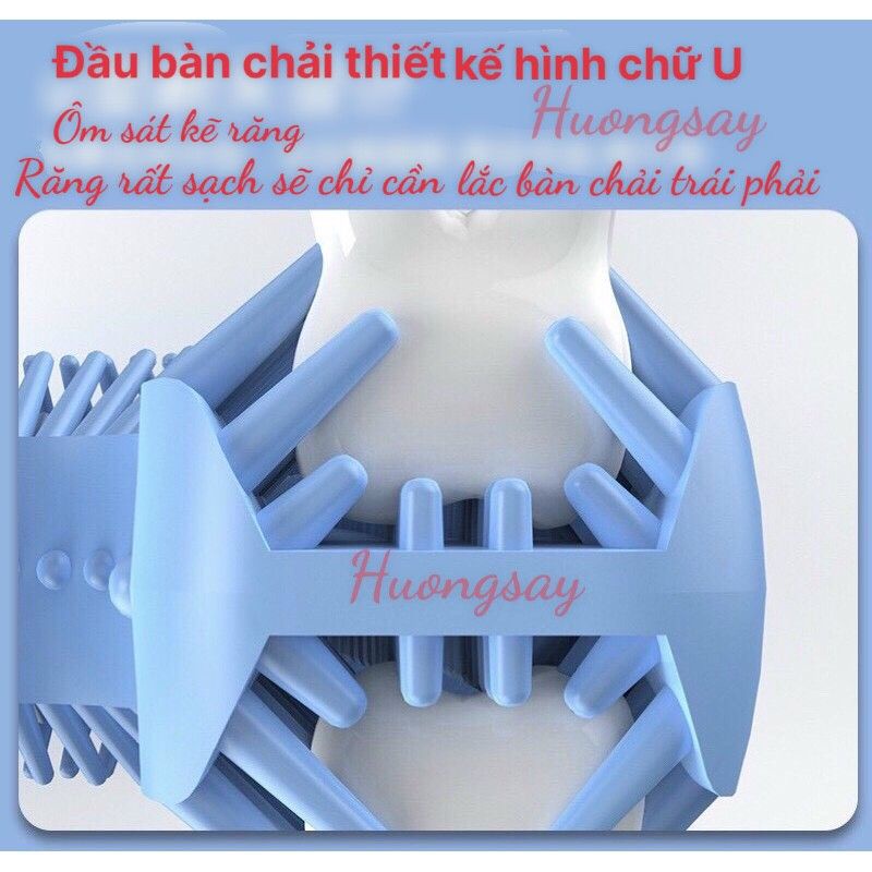 Bàn chải đánh răng silicon chữ U cho bé