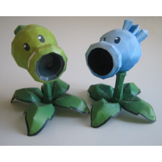 Mô hình giấy 3D Game Plants & Zombies (thích hợp cho người mới bắt đầu chơi mô hình giấy)