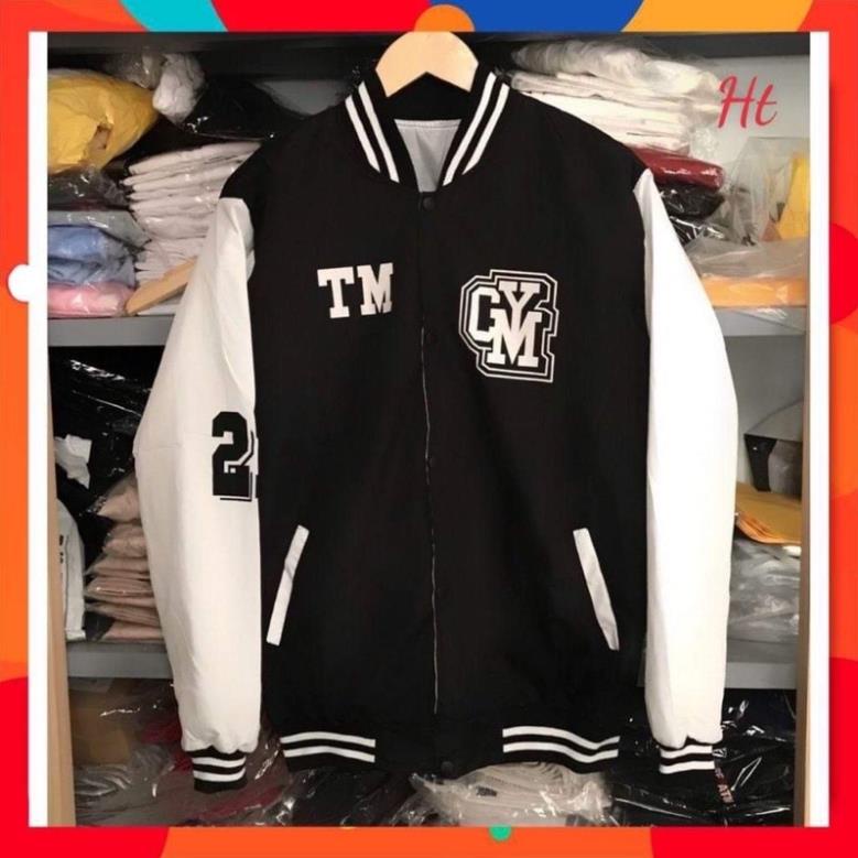 Áo bomber nỉ phối tay TM CYM Ht