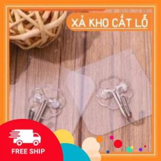 [FREESHIP] [Thanh Lý] [Xả kho cắt lỗ - giá 1k FreeShip] Móc treo dán tường chịu lực siêu chắc, móc d