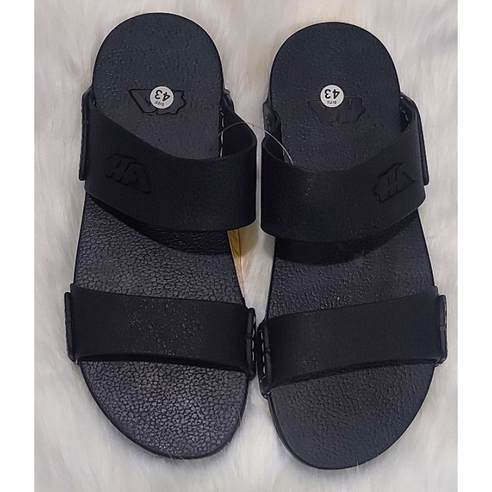 Dép Cao Su 2 Quai Ngang Chỉ May