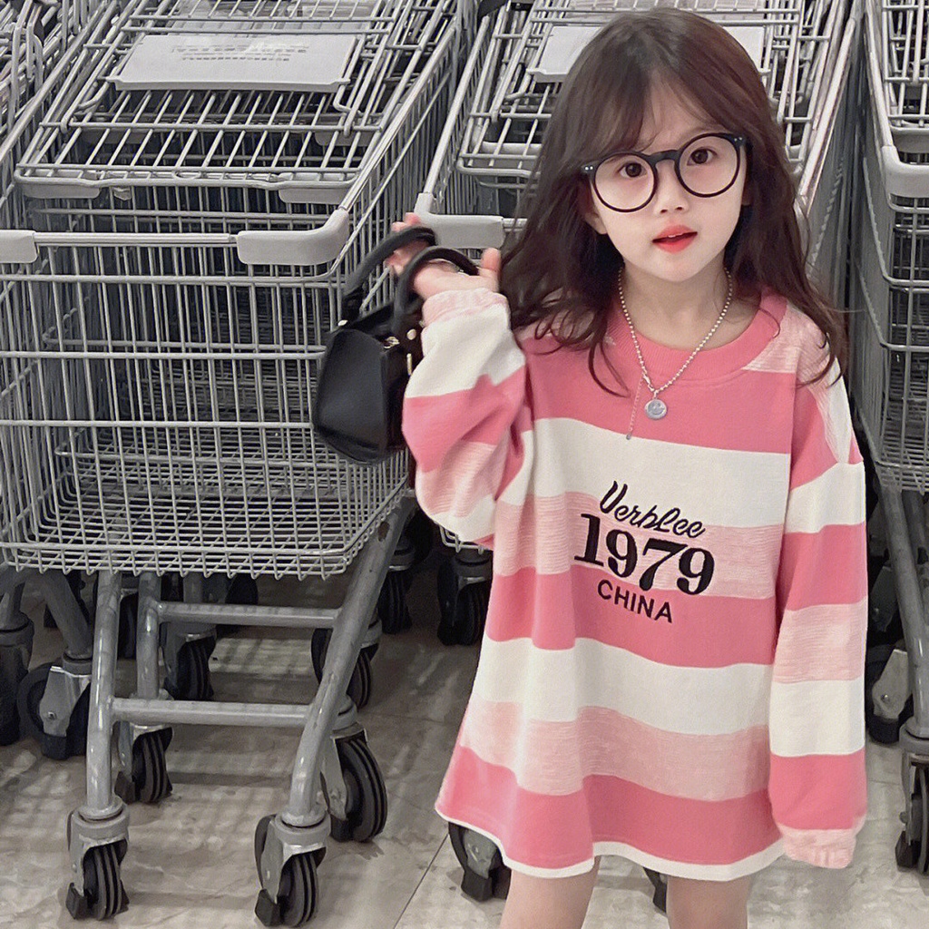 Áo Thun Cotton Tay Dài In Họa Tiết Hoạt Hình Thoải Mái Thời Trang Mùa Thu Cho Nữ