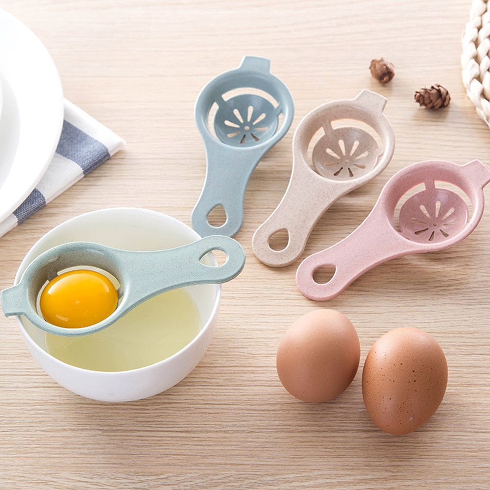 3 Colors Plastic Egg Separator White Yolk Sifting Home Kitchen Chef Dining Cooking Gadget New Arrival