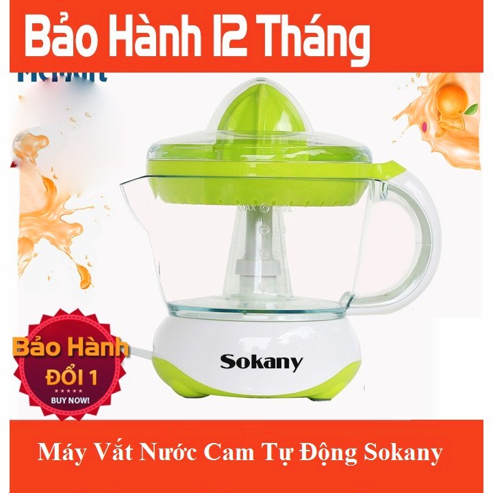 Máy vắt cam tự động chính hãng sokany bảo hành 12 tháng