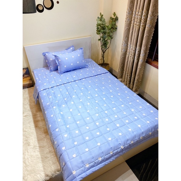 📣Xả📣 Bộ chăn hè ga gối cotton poly mềm mịn dễ thương sang xịn thoáng mát không xù không phai