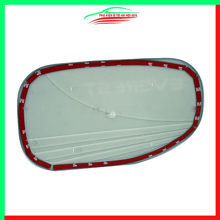 Ốp nắp xăng Everest 2016-2021 nhựa đen bảo vệ chống trầy trang trí ô tô