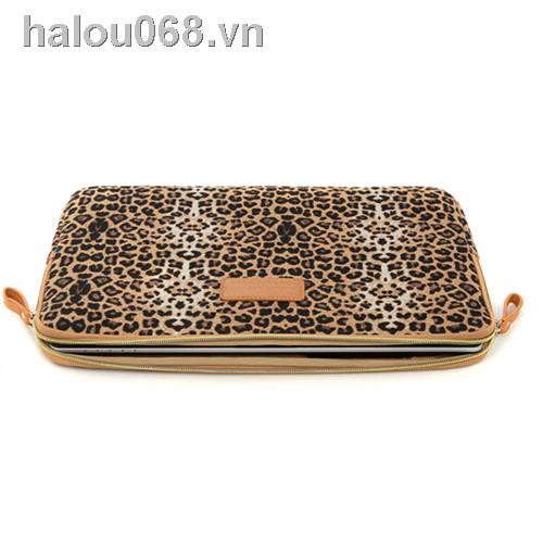 ■✿Ready stock✿ laptop bag Sexy Leopard Print Apple Liner 11.6-inch 12-inch 13.3-inch 14-inch 15.6-inch female 