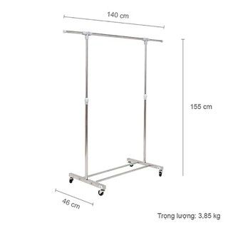 Giàn Phơi Đơn Lắp Ráp Inox CB Prota