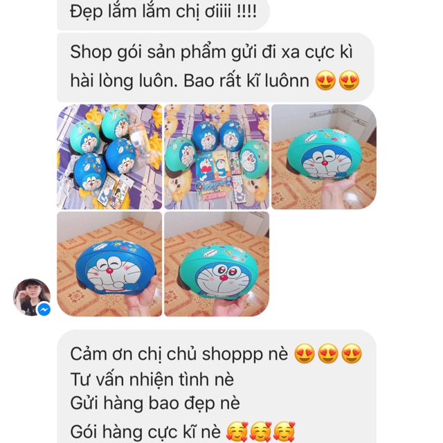 Nón, mũ bảo hiểm nửa đầu DORAEMON