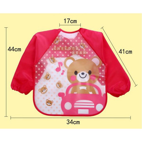 Áo yếm ăn dặm dài tay chống thấm cho bé yêu BONBON KIDS