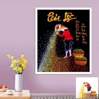 Tranh đính đá phát lộc-dd9178