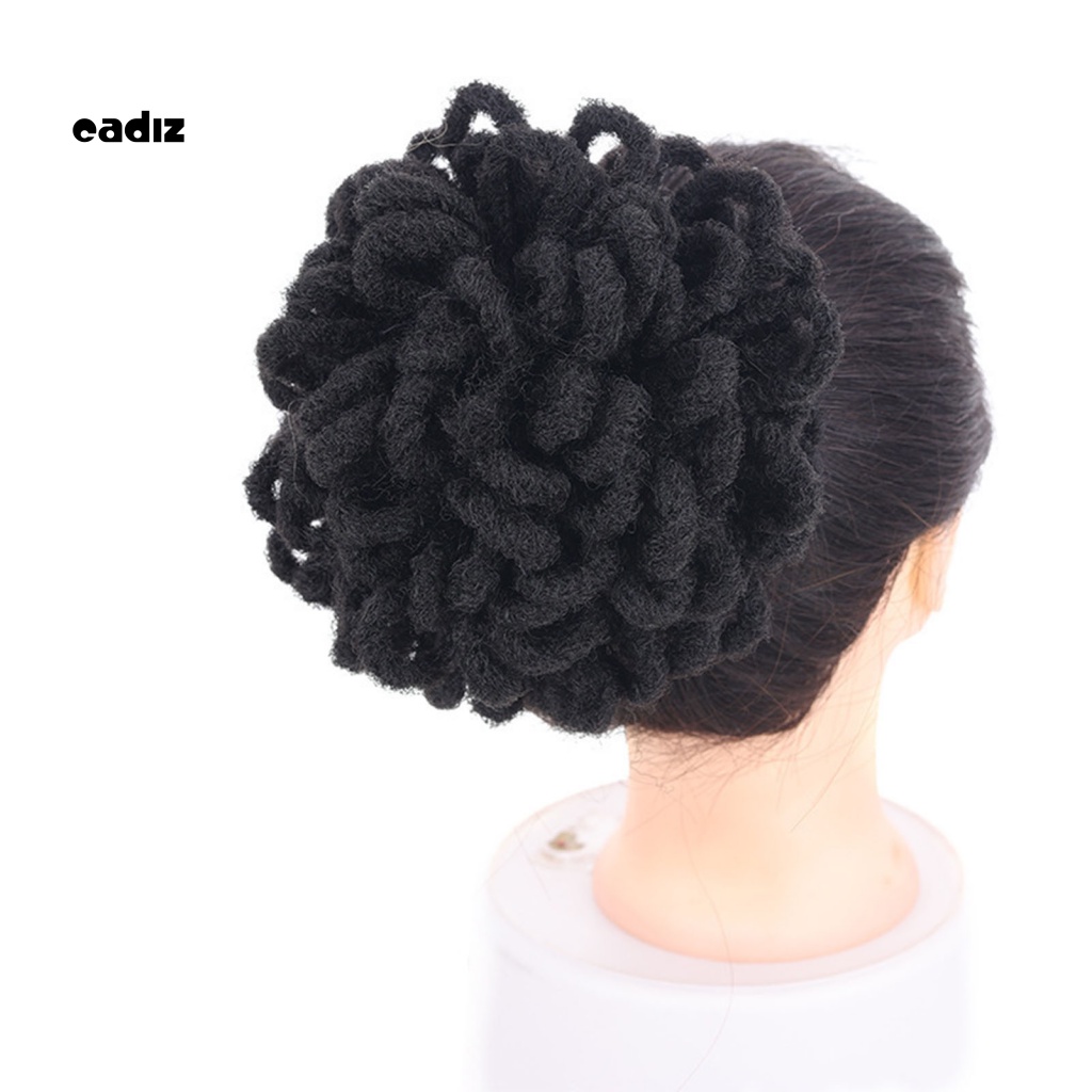 Búi Tóc Giả Xoăn Phong Cách Châu Phi Dành Cho Nữ
