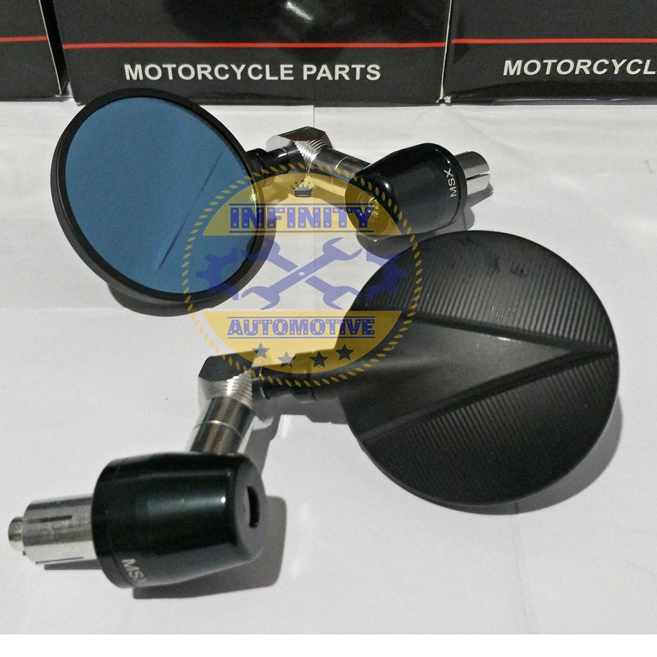 Kính Chiếu Hậu Tròn FLEXIBEL - Màu Xanh Dương FLEXIBEL - BAR Cho Xe Đạp MSX FULL CNC 2007C