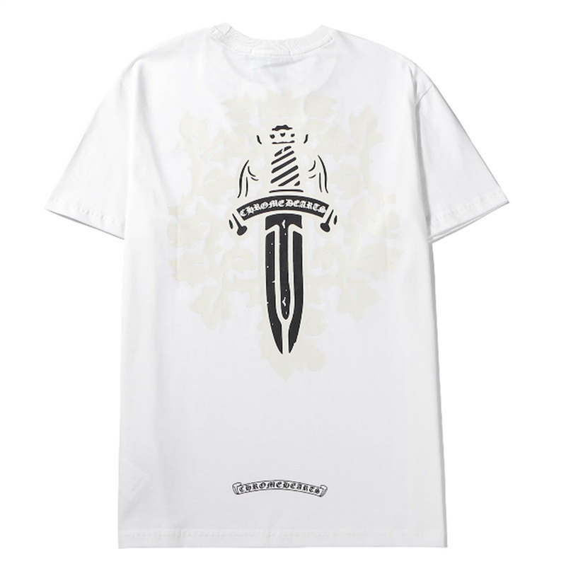 Áo Thun Thể Thao Plus Size Tay Ngắn Bằng Cotton In Hình Hoa/Trái Tim/Hoa Màu Tối Unisex