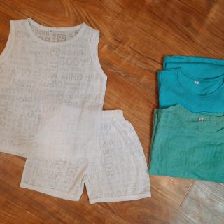Set 3 bộ cotton hè cho bé
