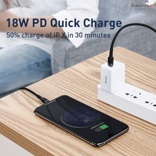 Cáp sạc nhanh C to Lightning Baseus Cafule PD 18W