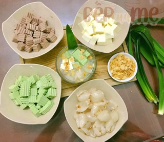SET CHÈ KHÚC BẠCH NẤU 10 CHÉN