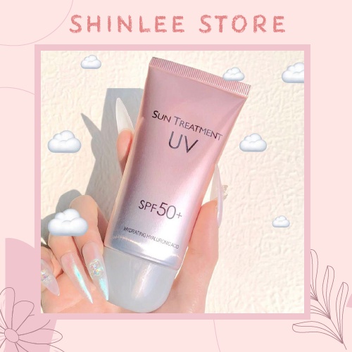 Kem chống nắng dưỡng ẩm nâng tone SUN TREATMENT SPF 50+ bảo vệ mọi loại da dùng cho cả nam và nữ SHINLEE STORE