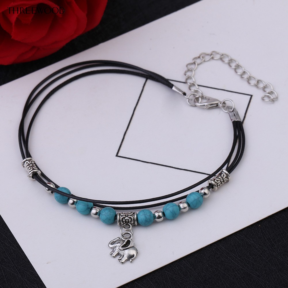 [ HÀNG CÓ SẴN ] Dây chuyền hạt charm con voi