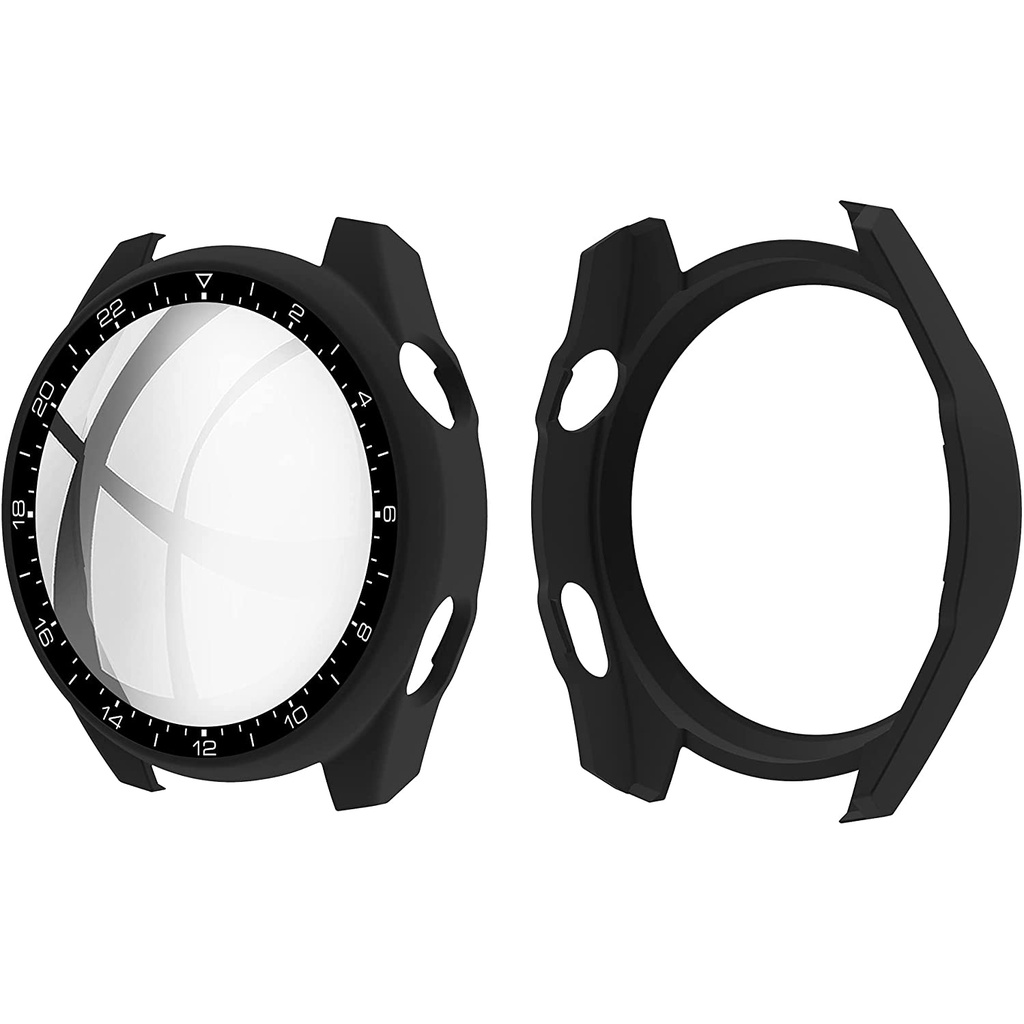 Bộ Kính Cường Lực Bảo Vệ Màn Hình Đồng Hồ Huawei Watch 3 Pro 48mm Kèm Ốp Bảo Vệ