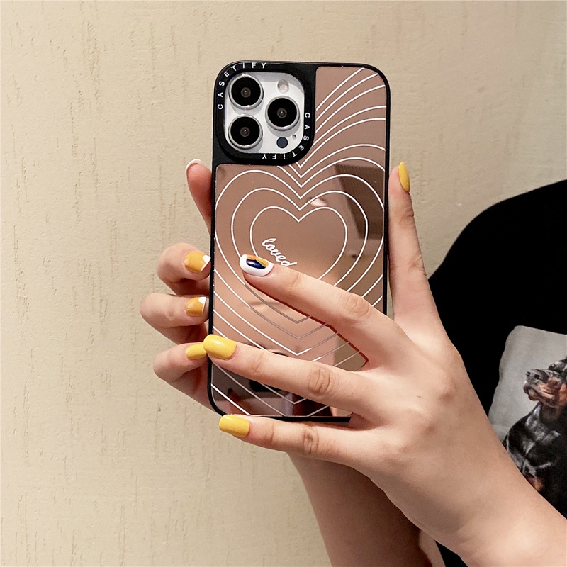 Ốp Điện Thoại Tráng Gương Chống Sốc Cho iphone 15 pro max 14 plus 13 mini 12 promax 11 xr x xs max 7g 7 plus se2020