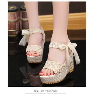 Giầy Đế Xuồng Thắt Nơ hàng nhập Cao Cấp