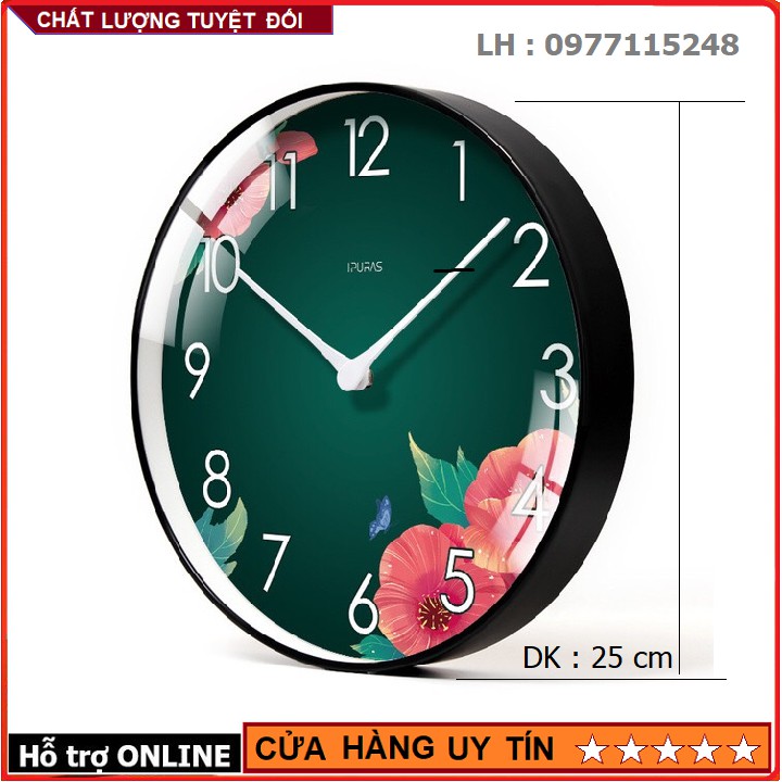 Đồng Hồ Treo Tường Kim Trôi Mẫu Hiện Đại