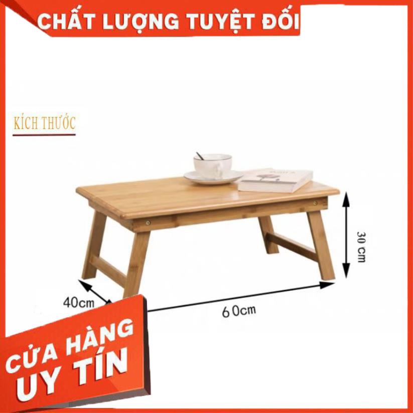 Bàn Gỗ Đa Năng Chân Xếp Gọn - Bàn Học Kiểu Dáng Nhật Bản Chất Liệu Gỗ Thông Cao Cấp