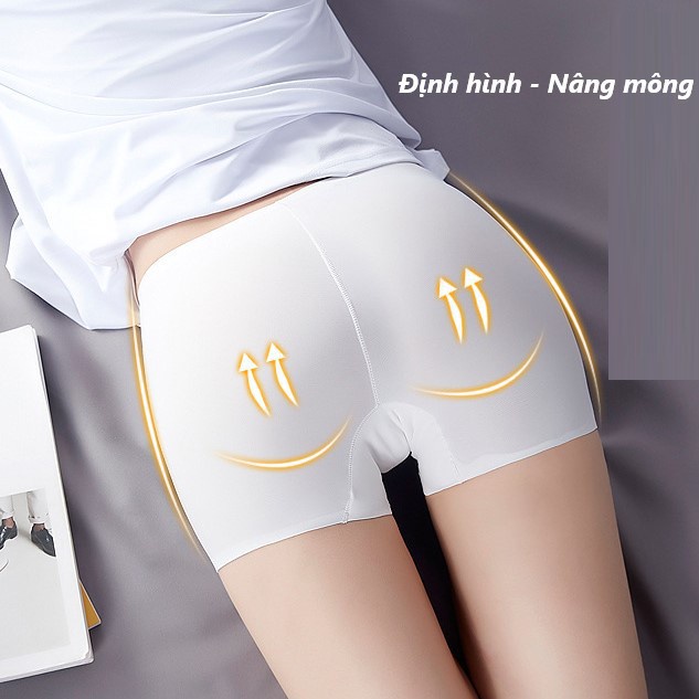 Quần mặc váy đúc su, quần lót đùi không lộ viền