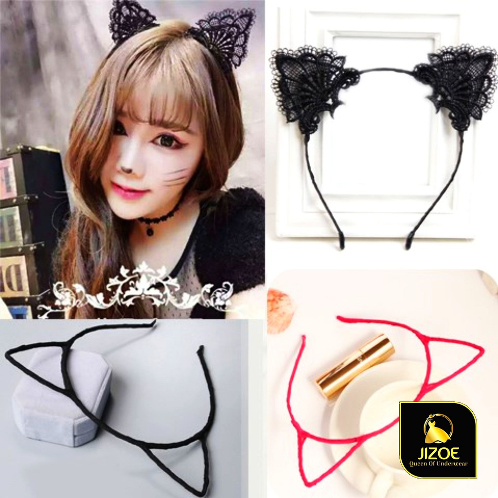 Bờm băng đô vương miện cài tóc nữ tai thỏ gấu mèo đẹp dễ thương đáng yêu Cute Hot Trend Hàn Quốc JIZOE BOB01