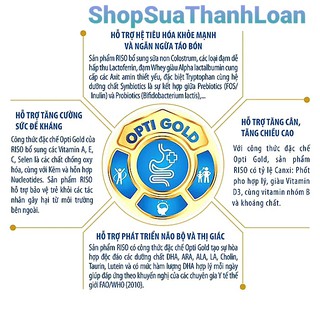 [HSD T3-2023] Sữa bột Riso Opti Gold 1 (400g)