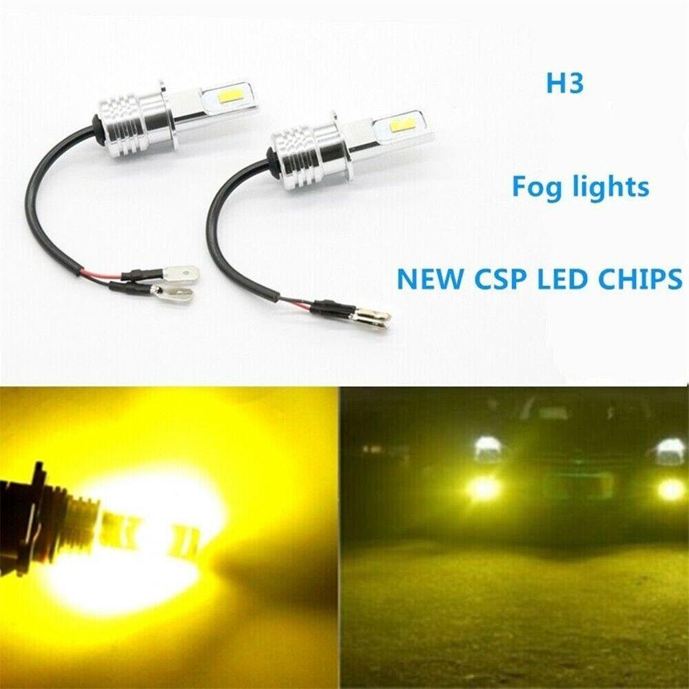 Bộ 2 Đèn LED Sương Mù Siêu Sáng 80W 3570 2SMD COB Dành Cho Xe Hơi