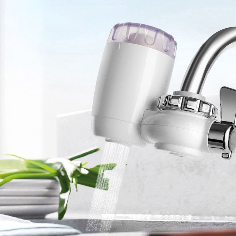 Vòi Lọc Nước Bằng Gốm Sứ Màu Trắng Thay Thế Cho Hệ Thống Lọc Nước