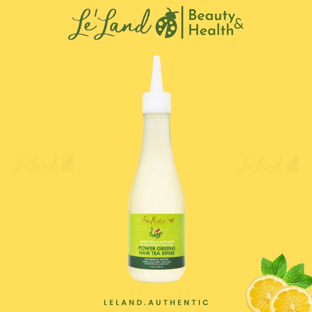 Bill US - Dưỡng tóc phục hồi sau gội cho tóc tự nhiên SheaMoisture Shea Moisture Moringa and Avocado Hair Tea Rinse