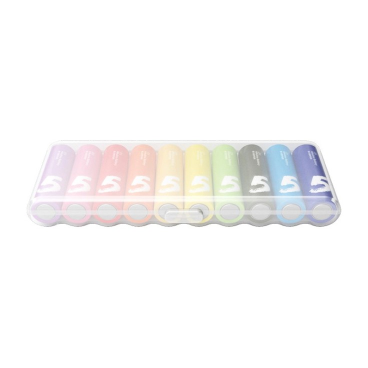 Pin tiểu AA số 5 Xiaomi Rainbow hộp 10 viên chính hãng, hàng có sẵn.