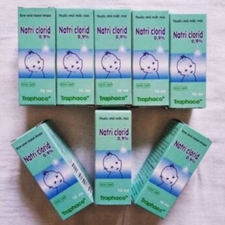 Nước muối sinh lý nhỏ mắt mũi