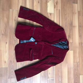 Áo vest nhung đỏ hàng quảng châu