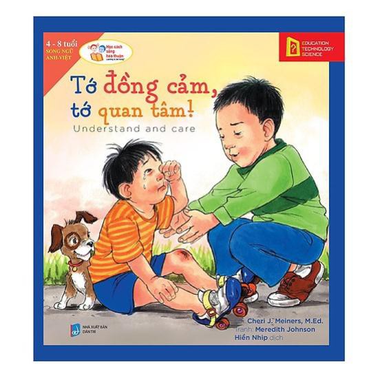 Sách song ngữ học cách sống hòa thuận-Tớ đồng cảm tớ quan tâm