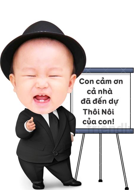 Hình chibi sinh nhật cho bé, baner bảng tên sinh nhật cho bé kích thước 30x40cm chibi bảng tên sinh nhật